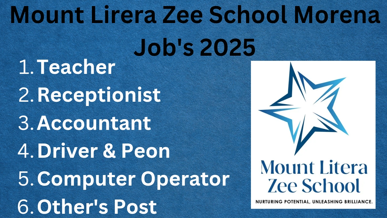 Mount Litera Zee School Morena Job's 2025 | morena private job | job in morena | jobs in morena mp | 12th pass job in morena | account job in morena mp | computer operator jobs in school in morena | mp vacancy 2025 | mp new vacancy 2025 | mp govt vacancy 2025 | mp govt job | mp job @mpvacancy @mpgovtjob @mpvacancy.in @mpvacancy.com @mpvacancy2025 @sarkari_result @sarkari_nokari #mp_vacacncy_2025 #mp_govt_vacancy_2025 #mp_vacancy #mp_govt_vacancy #mp_job #mp_govt_job #mpjobs #mp_govt_jobs #mpvacancy2025 #mpvacancy #upcaming_vacancy_in_mp_2025 #mp_vacacny_2025_in_hindi #mp_vacancy_whatsaap_group #mp_govt_job-whatsaap_group #mp_vacancy_group #mp_job_whatsaap