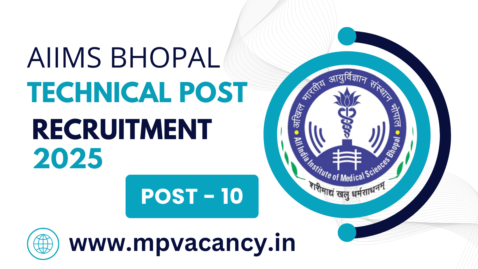 AIIMS Bhopal Technical Post Recruitment 2025 | #aiims_bhoopal_recruitment_2025 #aiims_bhopal_vacancy_2025 #mp_lab_technician_vacancy_2025 #mp_lab_assistant_vacancy_2025 #mp_job #mp_jobs #mpjobs #mpjob #mp_job_2025 #mp_jobs_2025 #mp_govt_job #mp_govt_jobs #job_mp @mpvacancy @mpgovtjob @mpvacancy.in @mpvacancy.com @mpvacancy2025 @sarkari_result @sarkari_nokari #mp_vacacncy_2025 #mp_govt_vacancy_2025 #mp_vacancy #mp_govt_vacancy #mp_job #mp_govt_job #mpjobs #mp_govt_jobs #mpvacancy2025 #mpvacancy #upcaming_vacancy_in_mp_2025 #mp_vacacny_2025_in_hindi