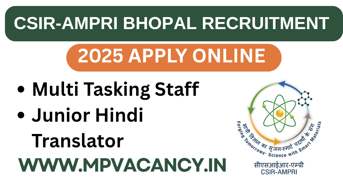 CSIR-AMPRI Bhopal Recruitment 2026 | #ampri_bhopal_recruitment_2026 #ampri_bhopal_junior_hindi_translator_recruitment #mp_junior_hindi_translator_recruitment_2026 #mp_junior_hindi_translator_vacancy_2026 #mp_multi_tasking_staff_vacancy_2026 #mp_multi_tasking_staff_recruitment_2026 #ampri_bhopal_mts_recruitment_2026 mp_mts_recruitment_2026 #mp_jobs #mpjobs #mpjob #mp_job_2026 #mp_jobs_2026 #mp_govt_job #mp_govt_jobs #job_mp @mpvacancy @mpgovtjob @mpvacancy.in @mpvacancy.com @mpvacancy2026 @sarkari_result @sarkari_nokari #mp_vacacncy_2026 #mp_govt_vacancy_2026 #mp_vacancy #mp_govt_vacancy #mp_job #mp_govt_job #mpjobs #mp_govt_jobs #mpvacancy2026 #mpvacancy #upcaming_vacancy_in_mp_2026 #mp_vacacny_2026_in_hindi #mp_recruitment_#mp_recruitemnt_2026