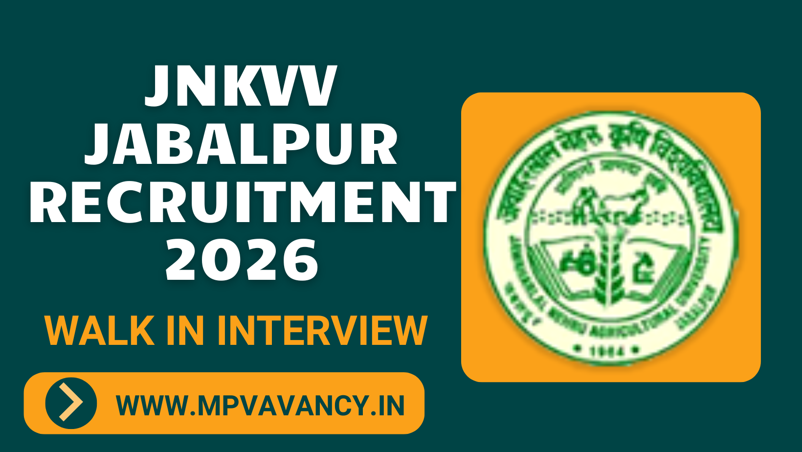 JNKVV Jabalpur Recruitment 2026 #mp_young_professional_vacancy_2026 #mp_mechanic_vacancy_2026 #mp_senior_research_fellow_vacancy_2026 #mp_jobs #mpjobs #mpjob #mp_job_2026 #mp_jobs_2026 #mp_govt_job #mp_govt_jobs #job_mp @mpvacancy @mpgovtjob @mpvacancy.in @mpvacancy.com @mpvacancy2026 @sarkari_result @sarkari_nokari #mp_vacacncy_2026 #mp_govt_vacancy_2026 #mp_vacancy #mp_govt_vacancy #mp_job #mp_govt_job #mpjobs #mp_govt_jobs #mpvacancy2026 #mpvacancy #upcaming_vacancy_in_mp_2026 #mp_vacacny_2026_in_hindi #mp_recruitment_#mp_recruitemnt_2026