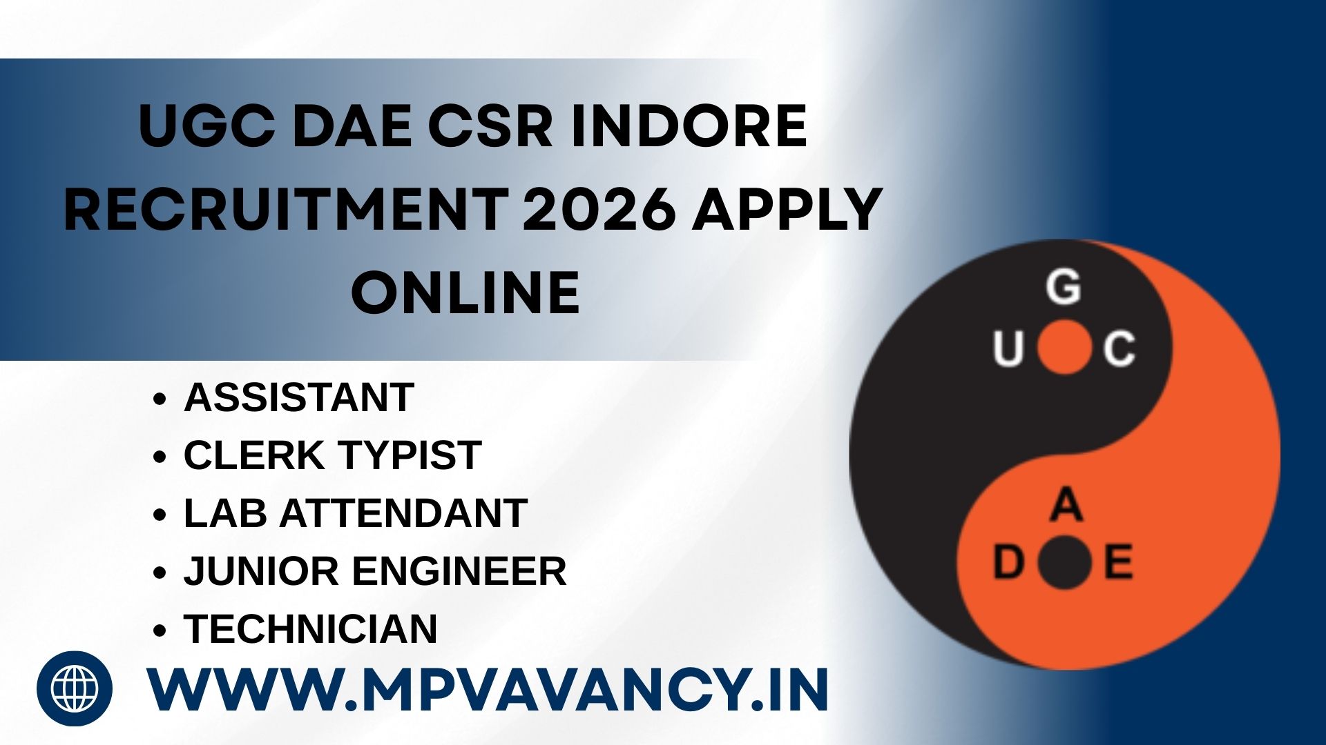 UGC DAE CSR Indore Recruitment 2026 Apply Online #ugc_dae_csr_indore_recruitment_2026 #ugc_dae_csr_indore_recruitment #ugc_dae_csr_indore_vacancy #ugc_dae_csr_indore #mp_clark_typist_vacancy_2026 #mp_lab_attendant_vacancy_2026 #mp_assistant_vacancy_2026 #mp_8th_pass_vacancy_2026 #mp_junior_engineer_c_recruitment_2026 #mp_junior_engineer_c_vacancy_2026 #mp_technicain_d_recruitment_2026 #mp_technicain_d_vacancy_2026 #mp_jobs #mpjobs #mpjob #mp_job_2026 #mp_jobs_2026 #mp_govt_job #mp_govt_jobs #job_mp @mpvacancy @mpgovtjob @mpvacancy.in @mpvacancy.com @mpvacancy2026 @sarkari_result @sarkari_nokari #mp_vacacncy_2026 #mp_govt_vacancy_2026 #mp_vacancy #mp_govt_vacancy #mp_job #mp_govt_job #mpjobs #mp_govt_jobs #mpvacancy2026 #mpvacancy #upcaming_vacancy_in_mp_2026 #mp_vacacny_2026_in_hindi #mp_recruitment_#mp_recruitemnt_2026